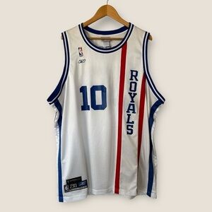 Hardwood Classics Cincinnati Royals Sacramento Kings Mike Bibby Jersey